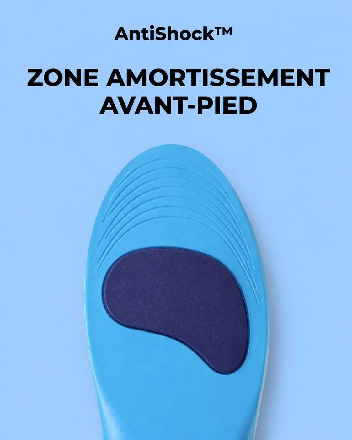 Zone d'amorti avant-pied