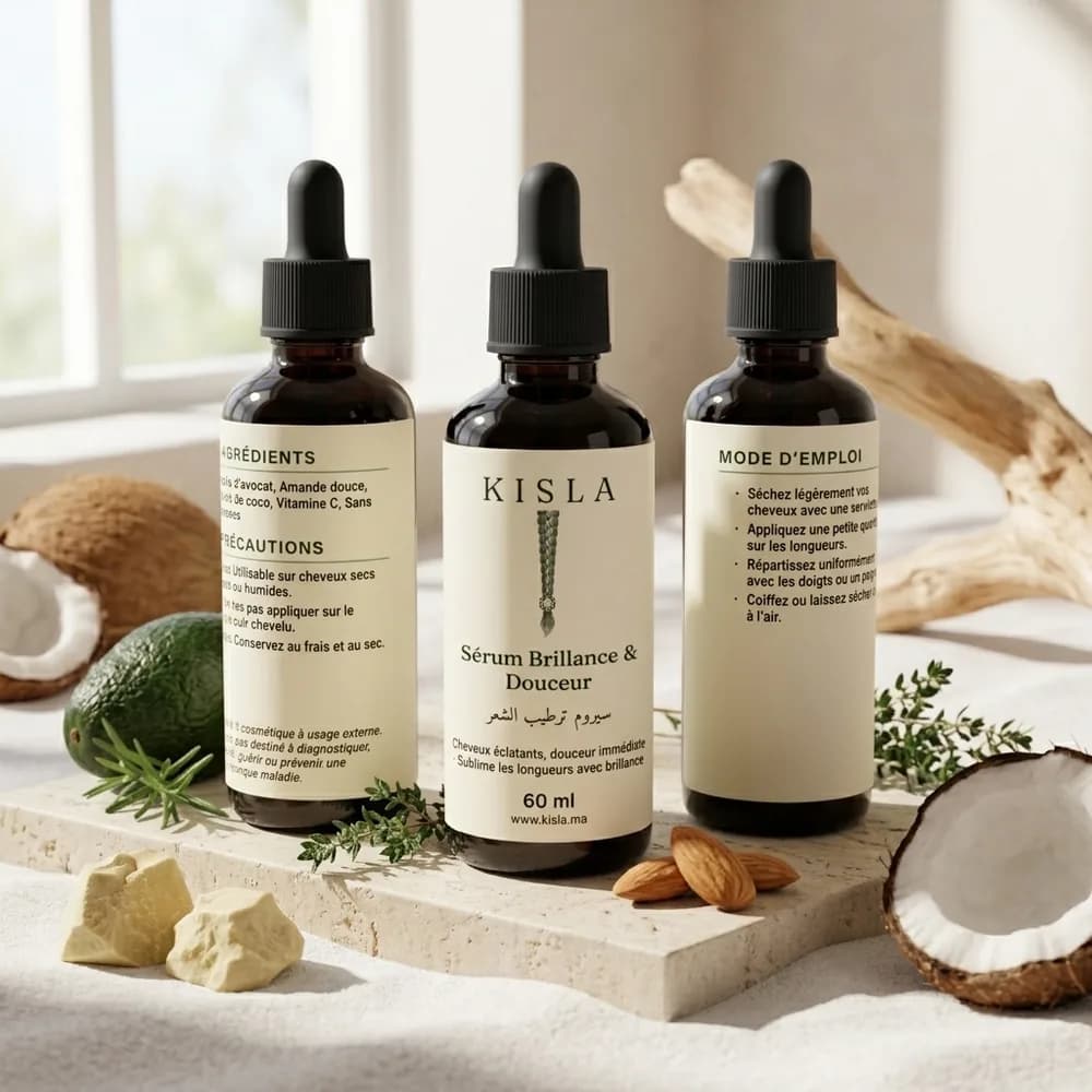 Sérum Brillance & Douceur et son décor